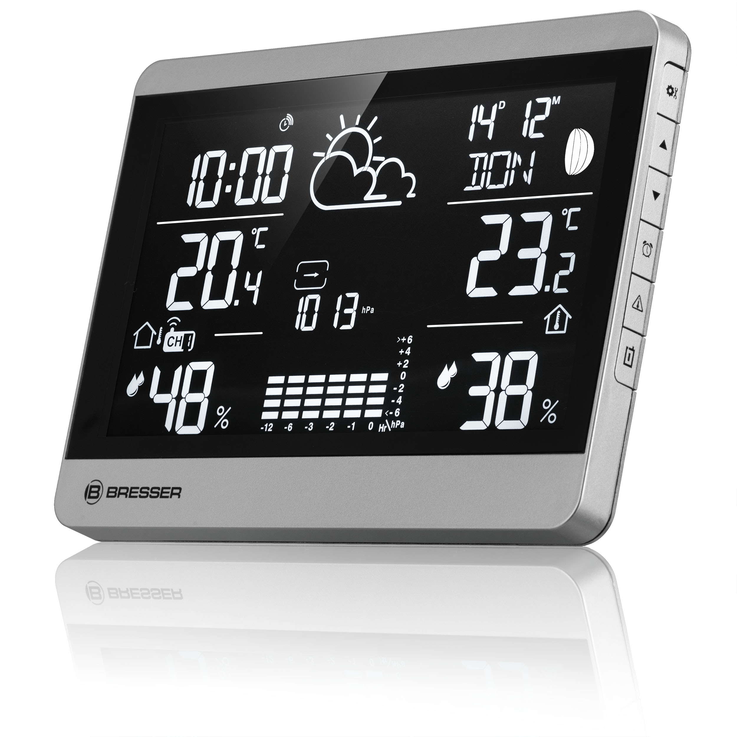 BRESSER Stazione Meteorologica Radio ClimateTemp NDH-NEO