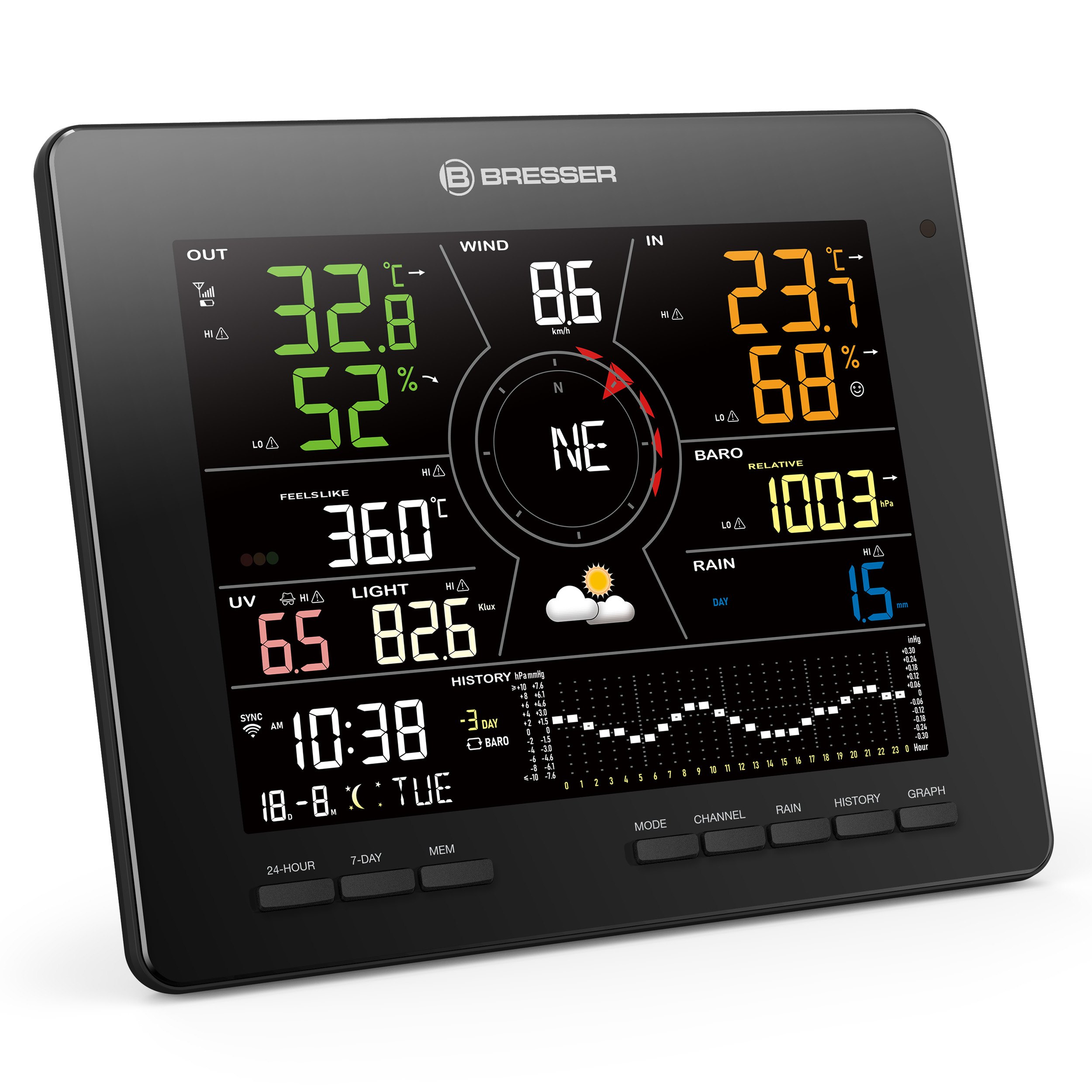  Stazione meteorologica BRESSER WLAN 4CAST MD