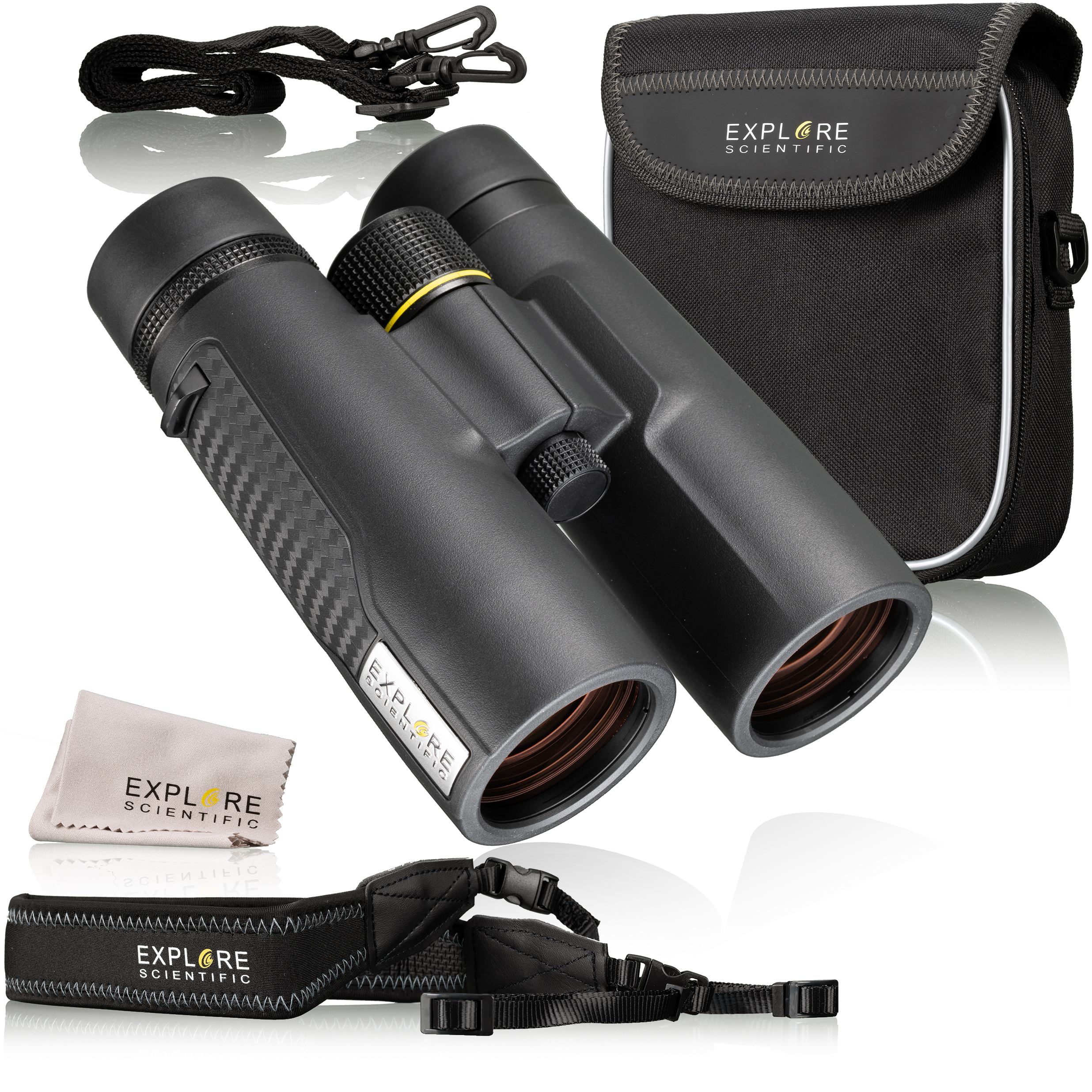 EXPLORE SCIENTIFIC Binocolo G400 8x42 con prismi a tetto e rivestimento di fase