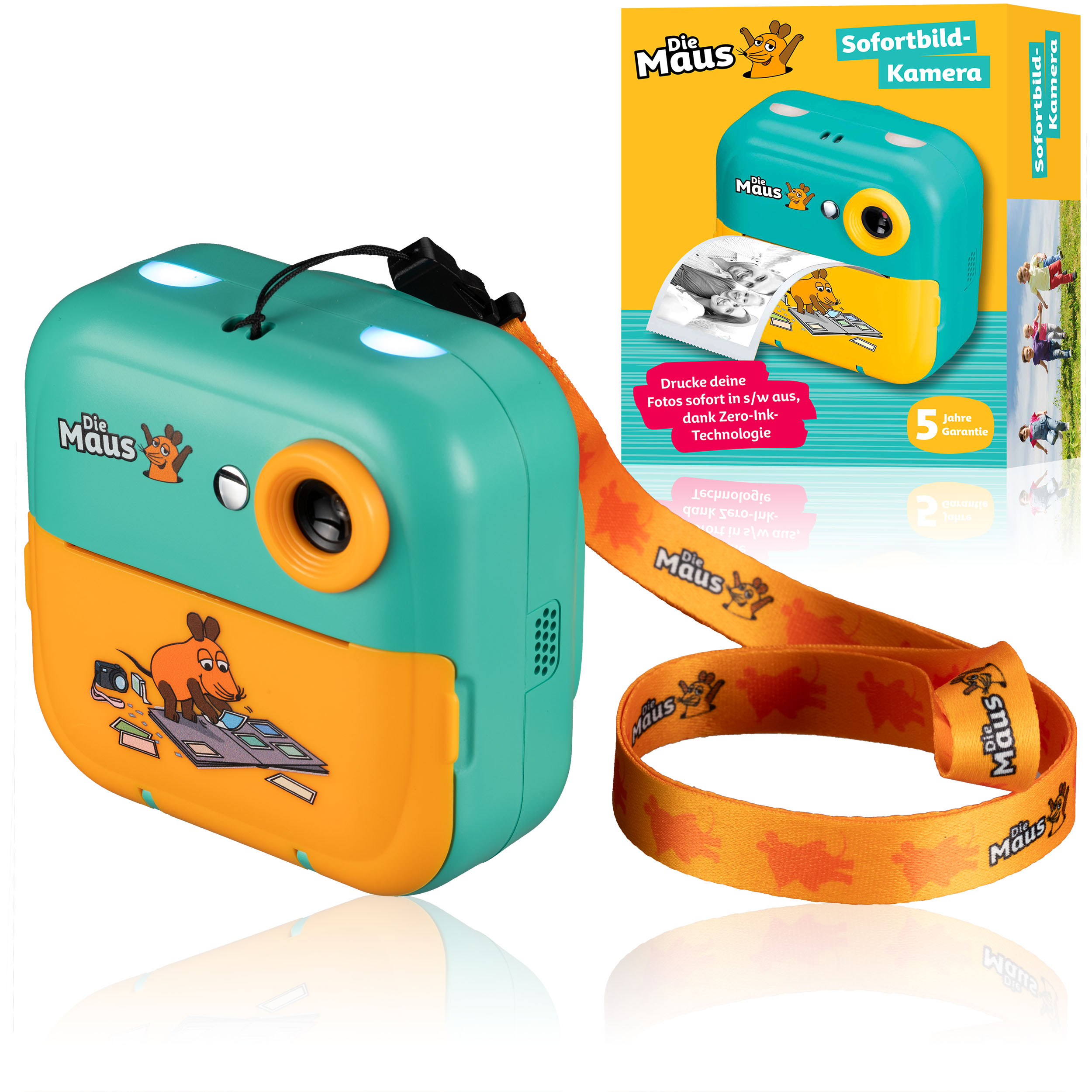 Fotocamera Istantanea DieMaus per Bambini