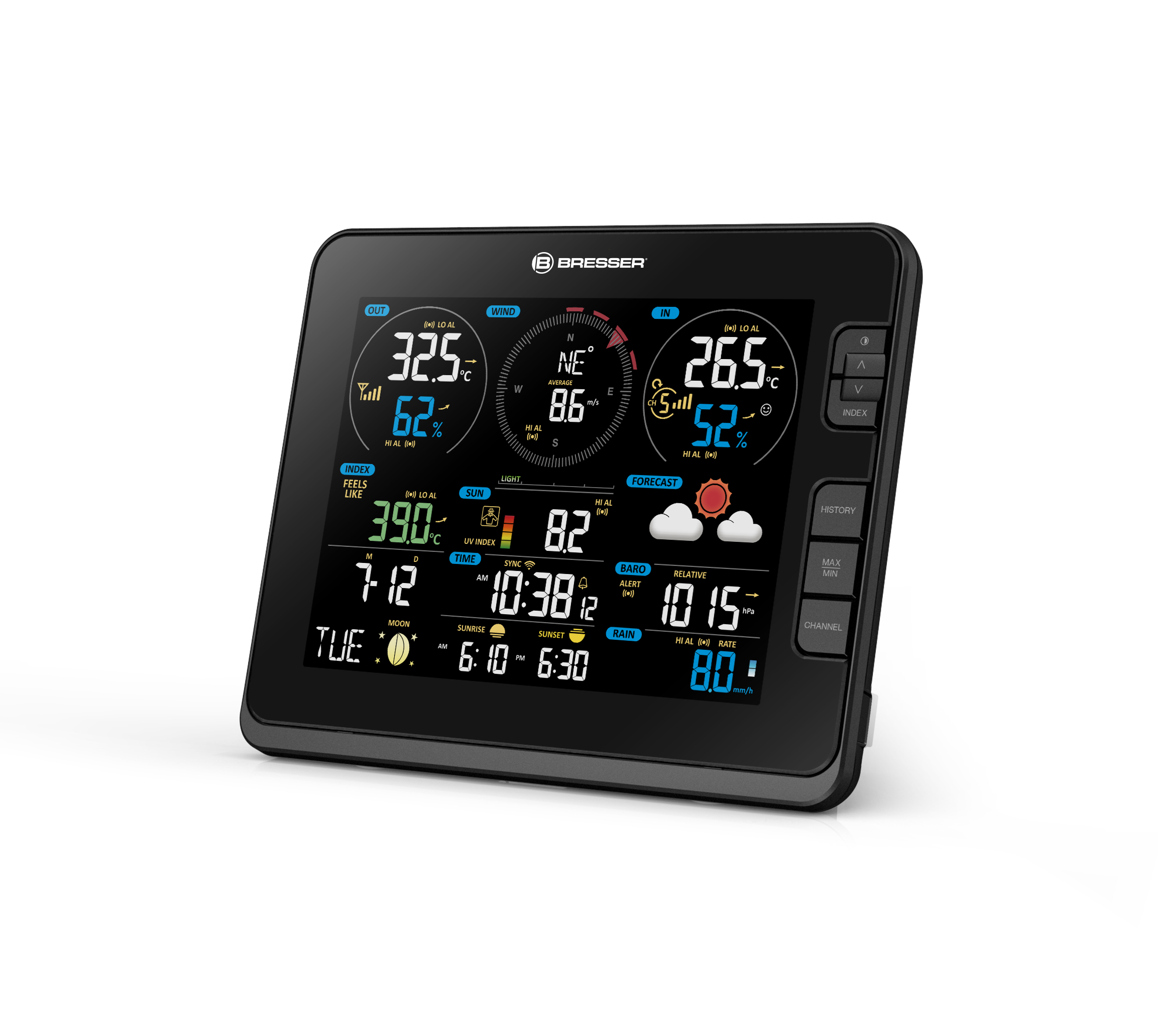 Stazione base aggiuntiva / sostitutiva BRESSER per la stazione meteorologica professionale W-LAN WSX3001