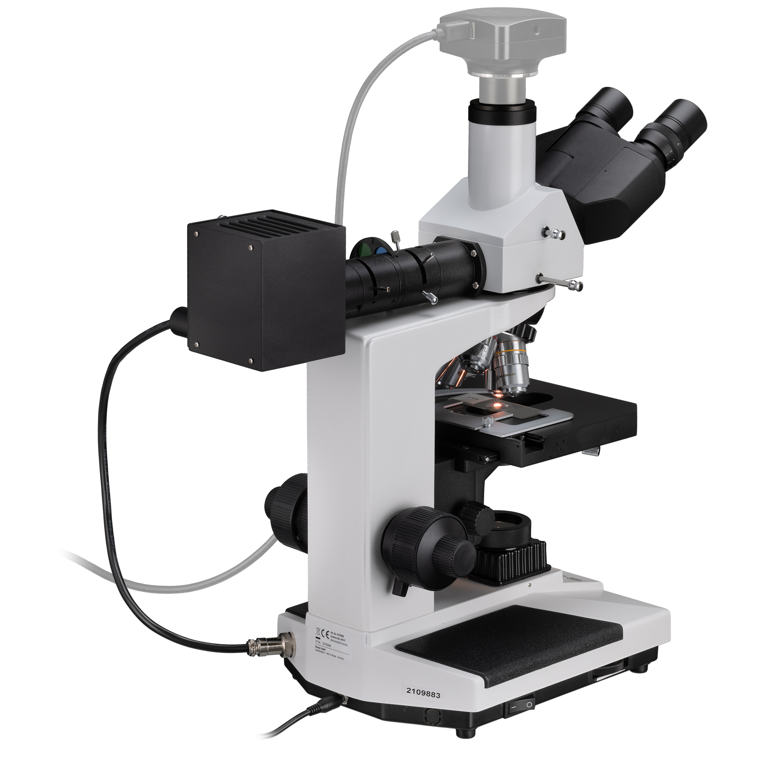 BRESSER Science ADL 601 P 50-600x Microscopio