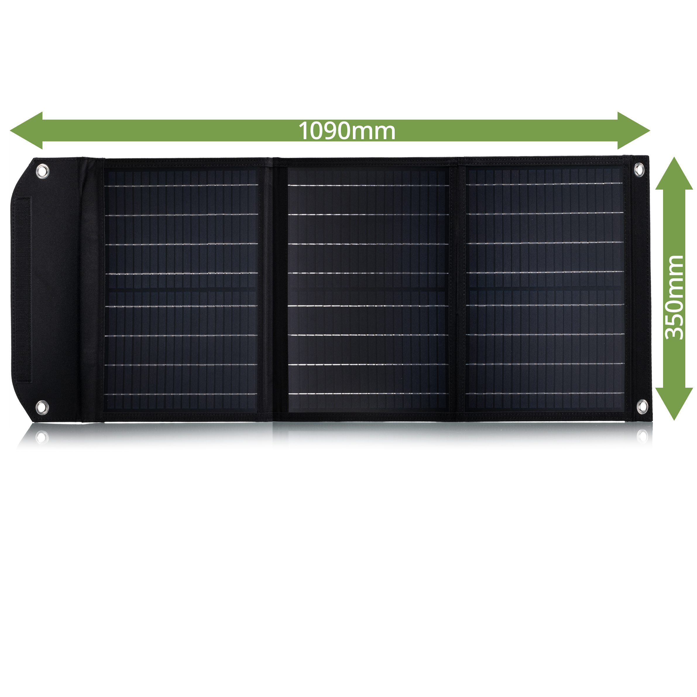 Caricabatterie solare portatile BRESSER 40 watt con alimentazione USB e CC