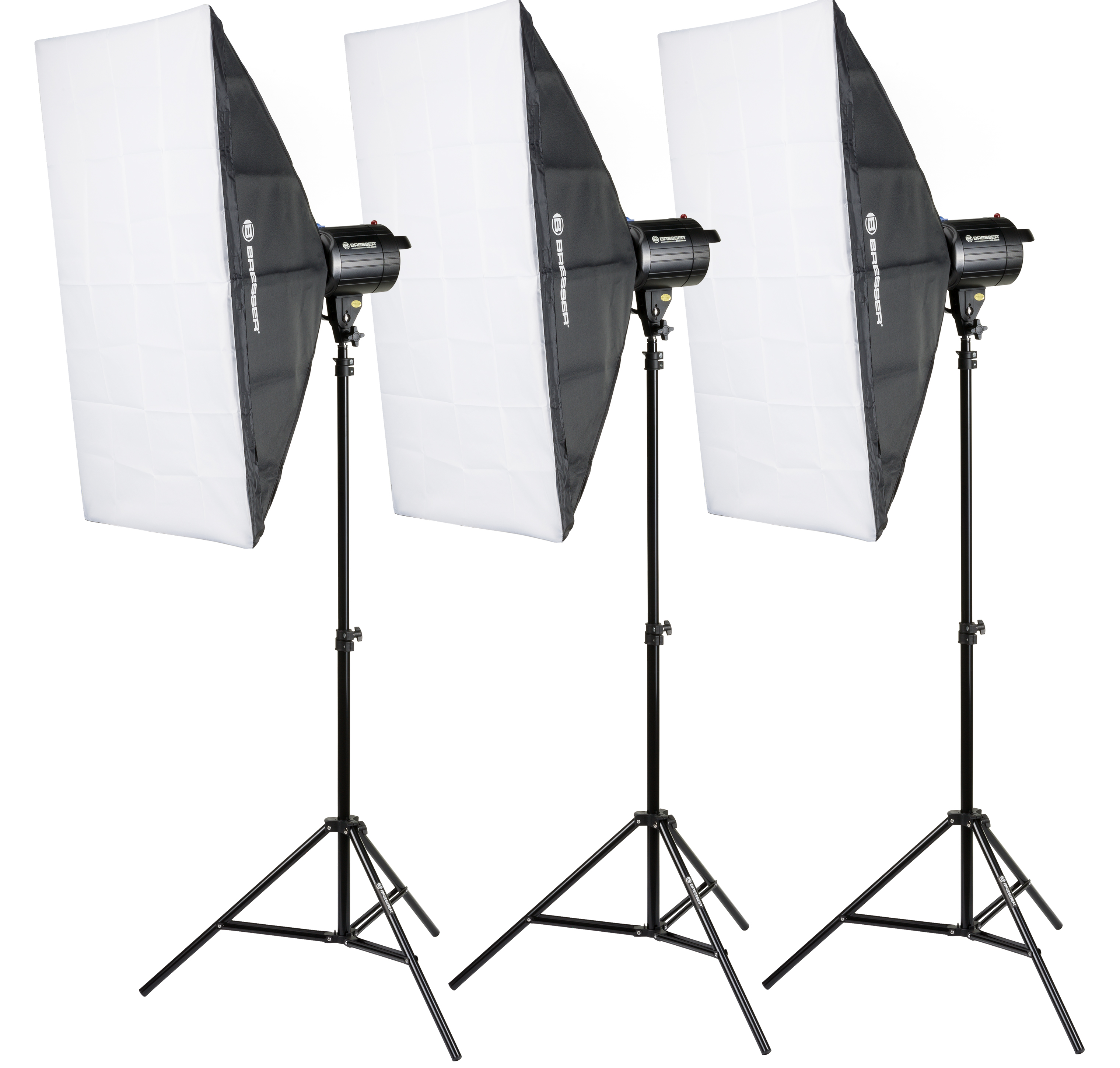 BRESSER BRM-300AM Set di flash da studio 3x 300W