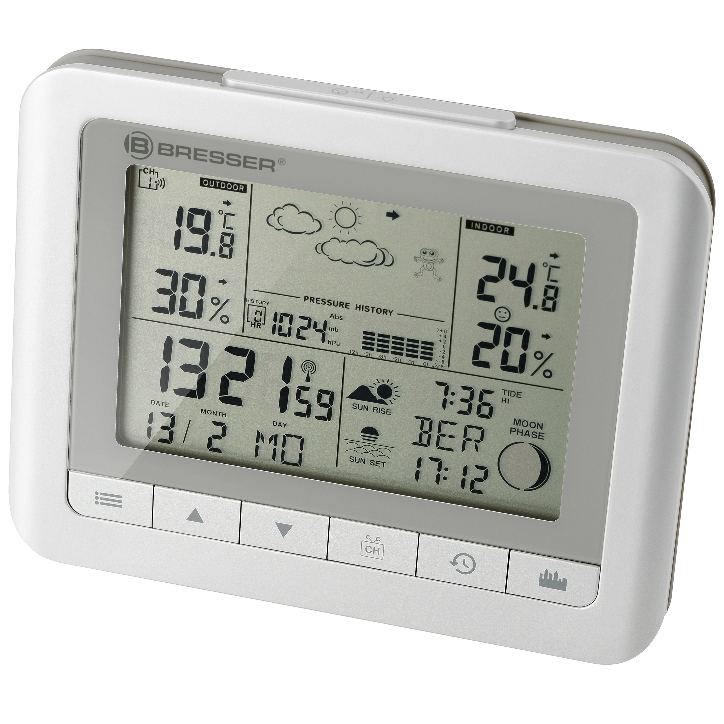 Clima Trend WF stazione meteorologica bianca set da 2 BRESSER