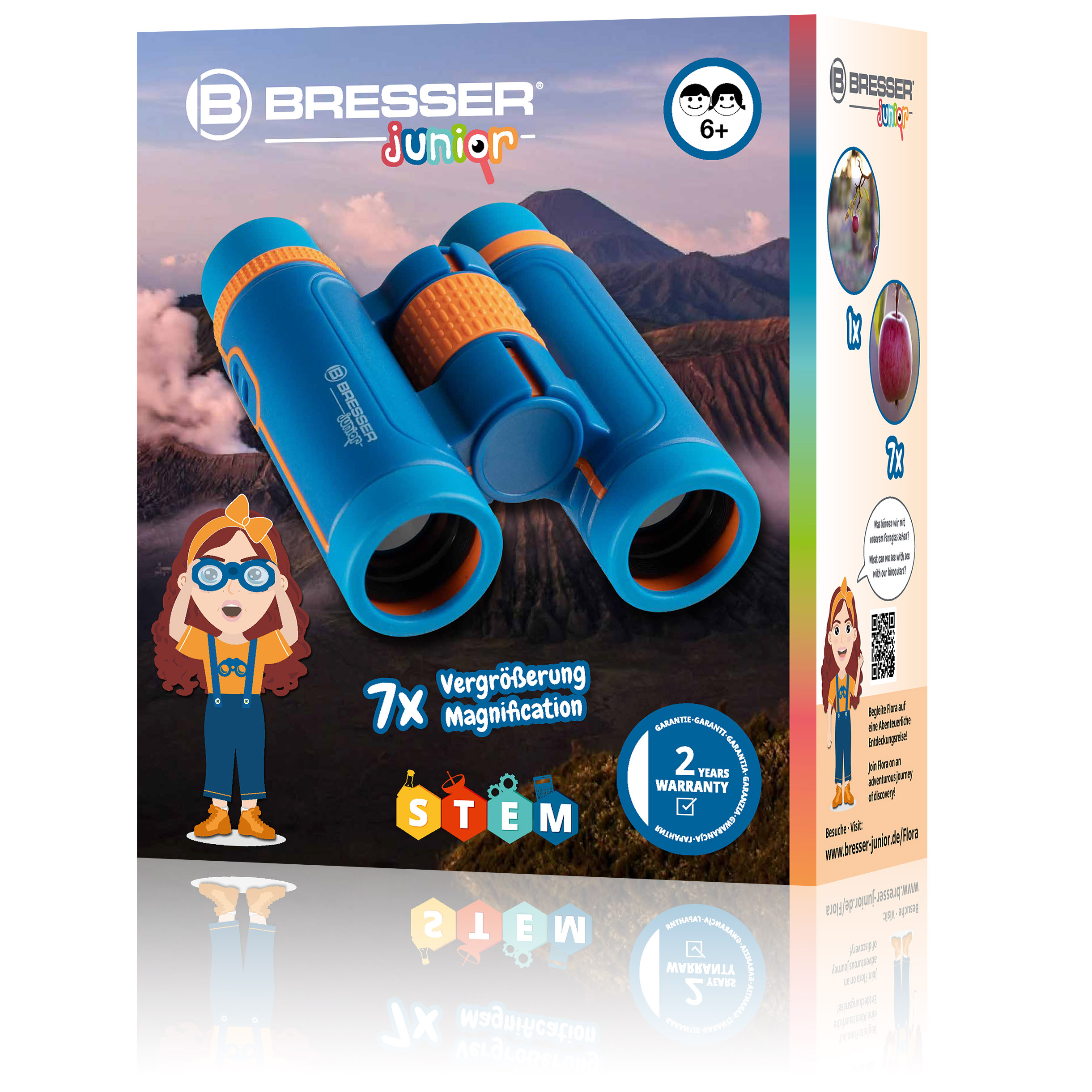 BRESSER JUNIOR Binocolo per bambini 7x30