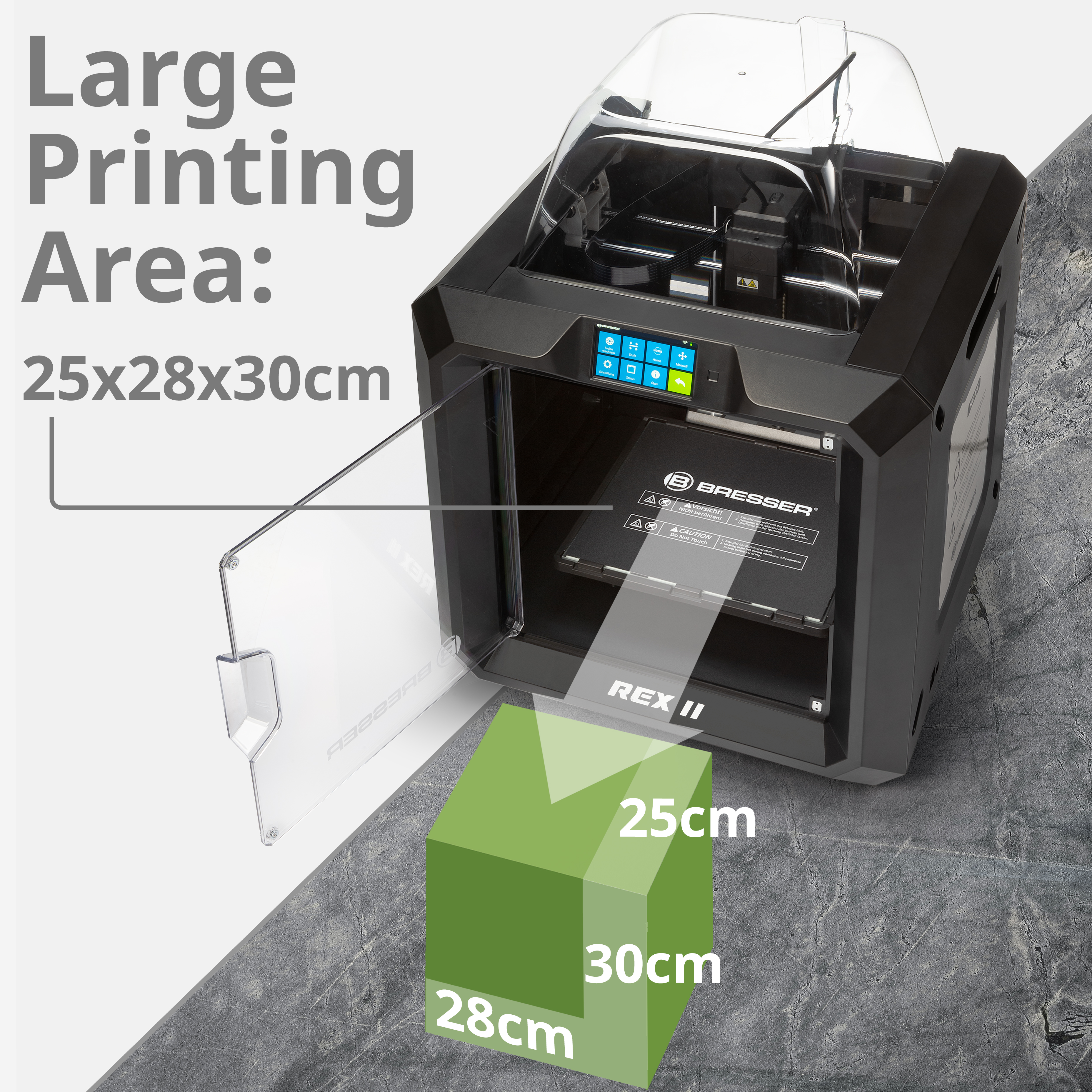 Stampante 3D BRESSER REX II Wi-Fi