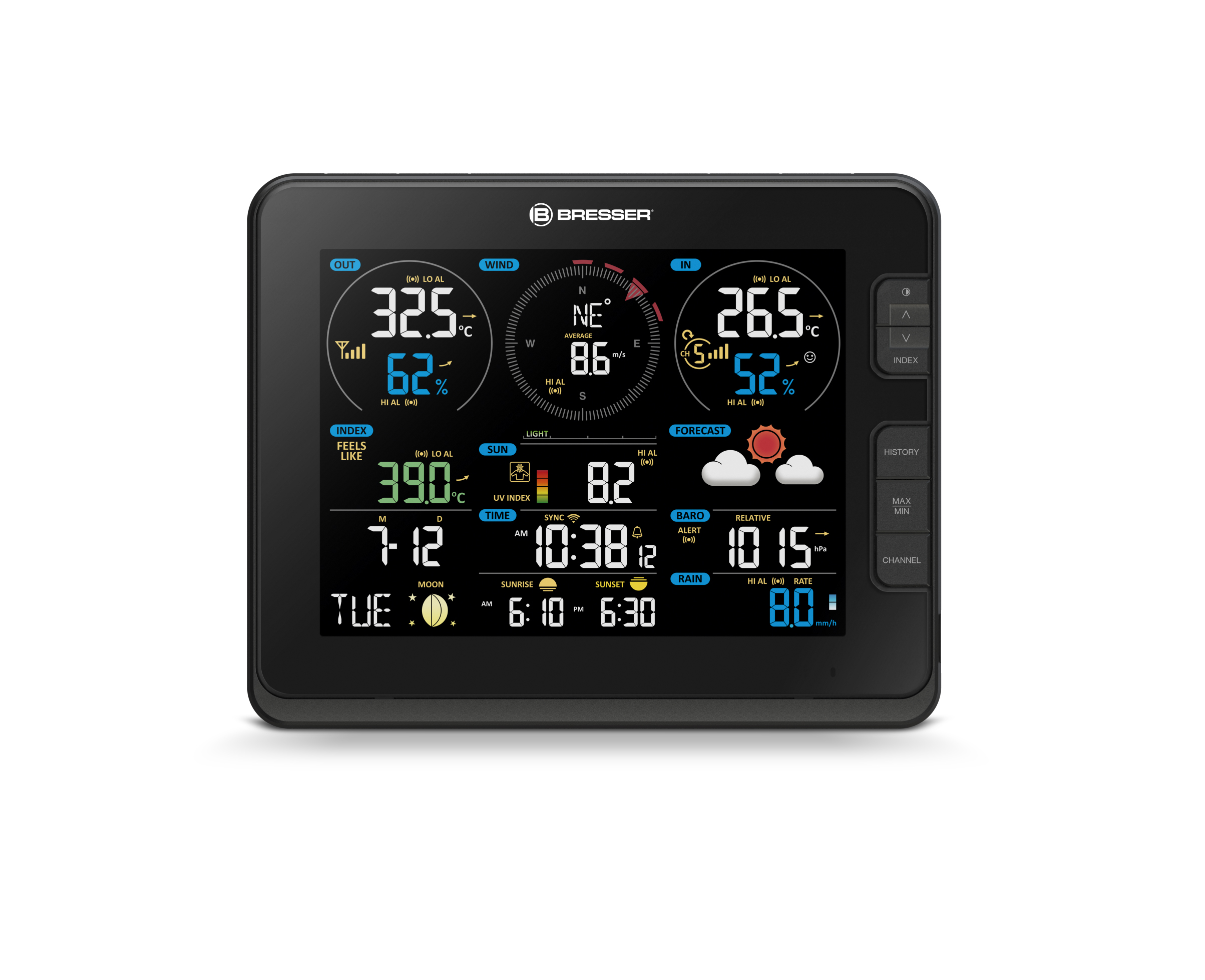 Stazione base aggiuntiva / sostitutiva BRESSER per la stazione meteorologica professionale W-LAN WSX3001