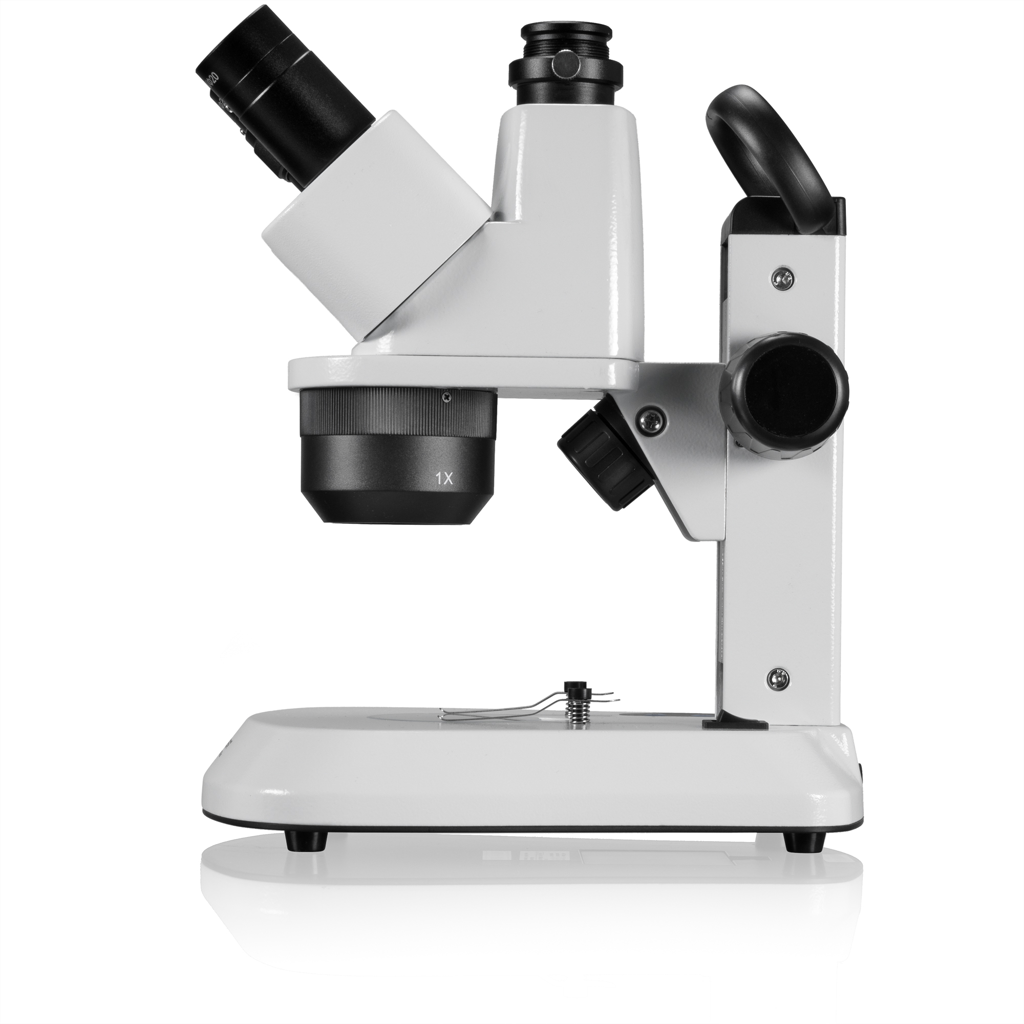 Microscopio stereo trinoculare BRESSER Analyth STR Trino 10x - 40x con luce trasmessa e incidente