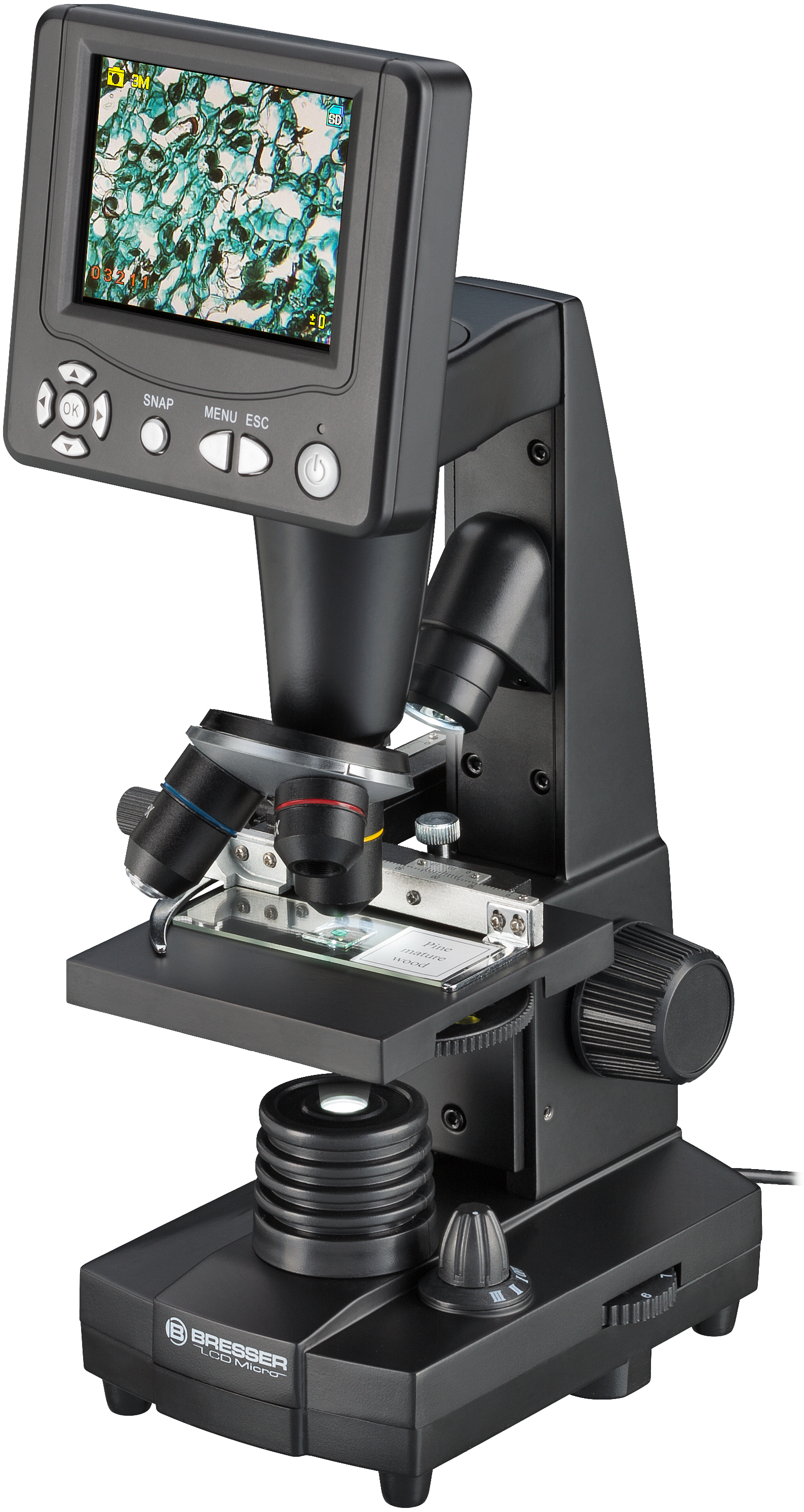 BRESSER Microscopio didattico LCD 8.9cm (3.5")