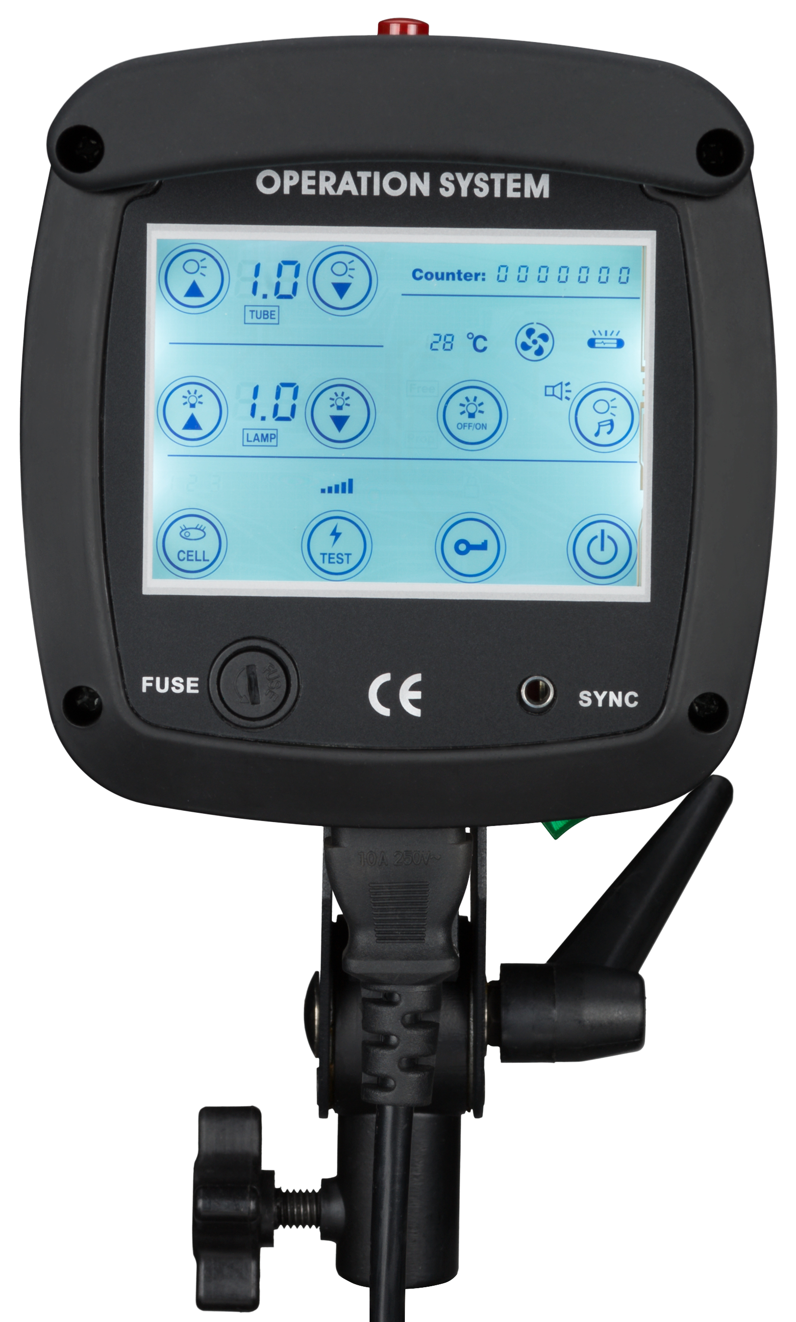 BRESSER Studio Flash CM-600 con touchscreen