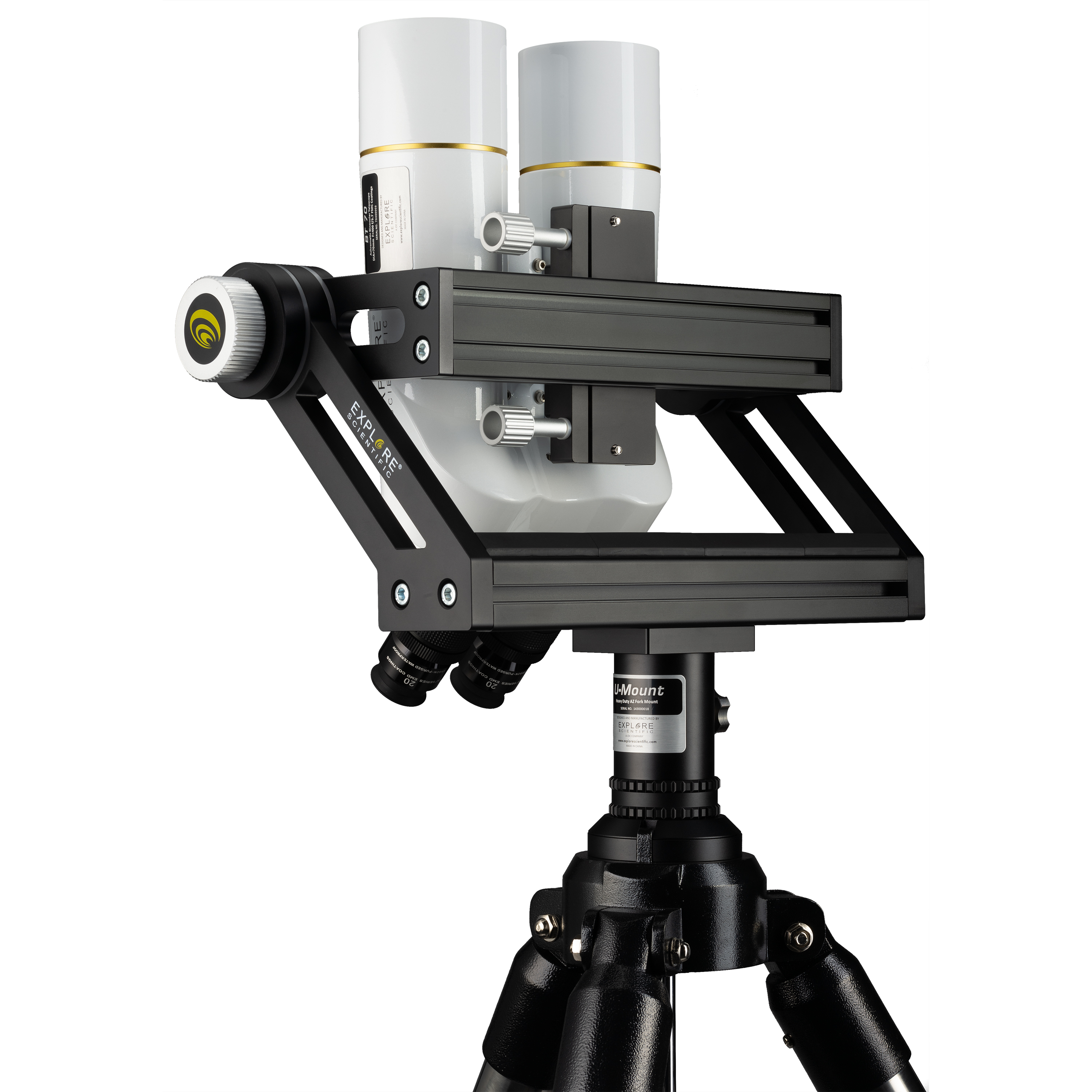 EXPLORE SCIENTIFIC BT-70 SF Binocolo gigante con oculari a 62° LER 20 mm