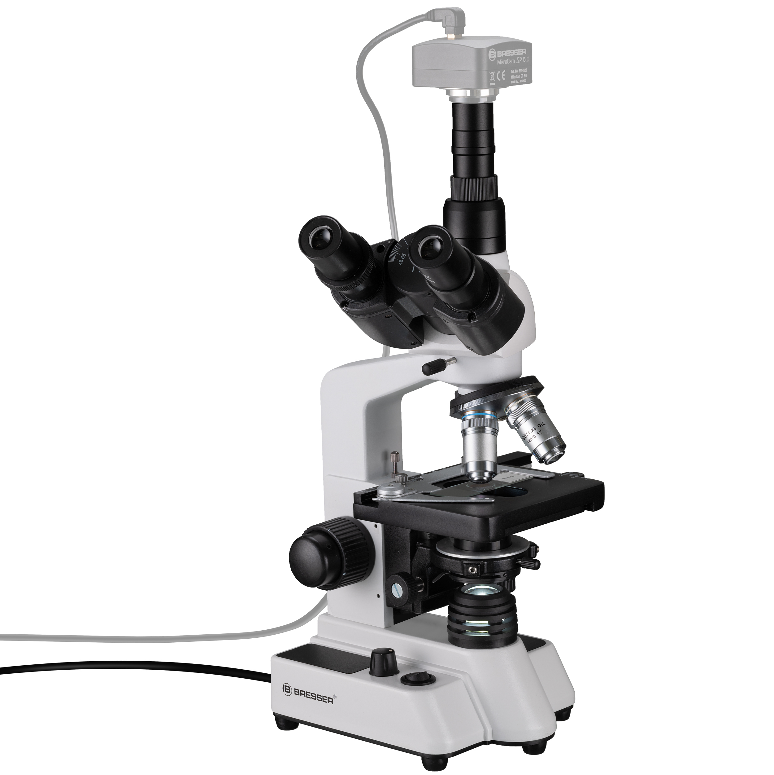 BRESSER Microscopio Researcher Trino 40-1000x 