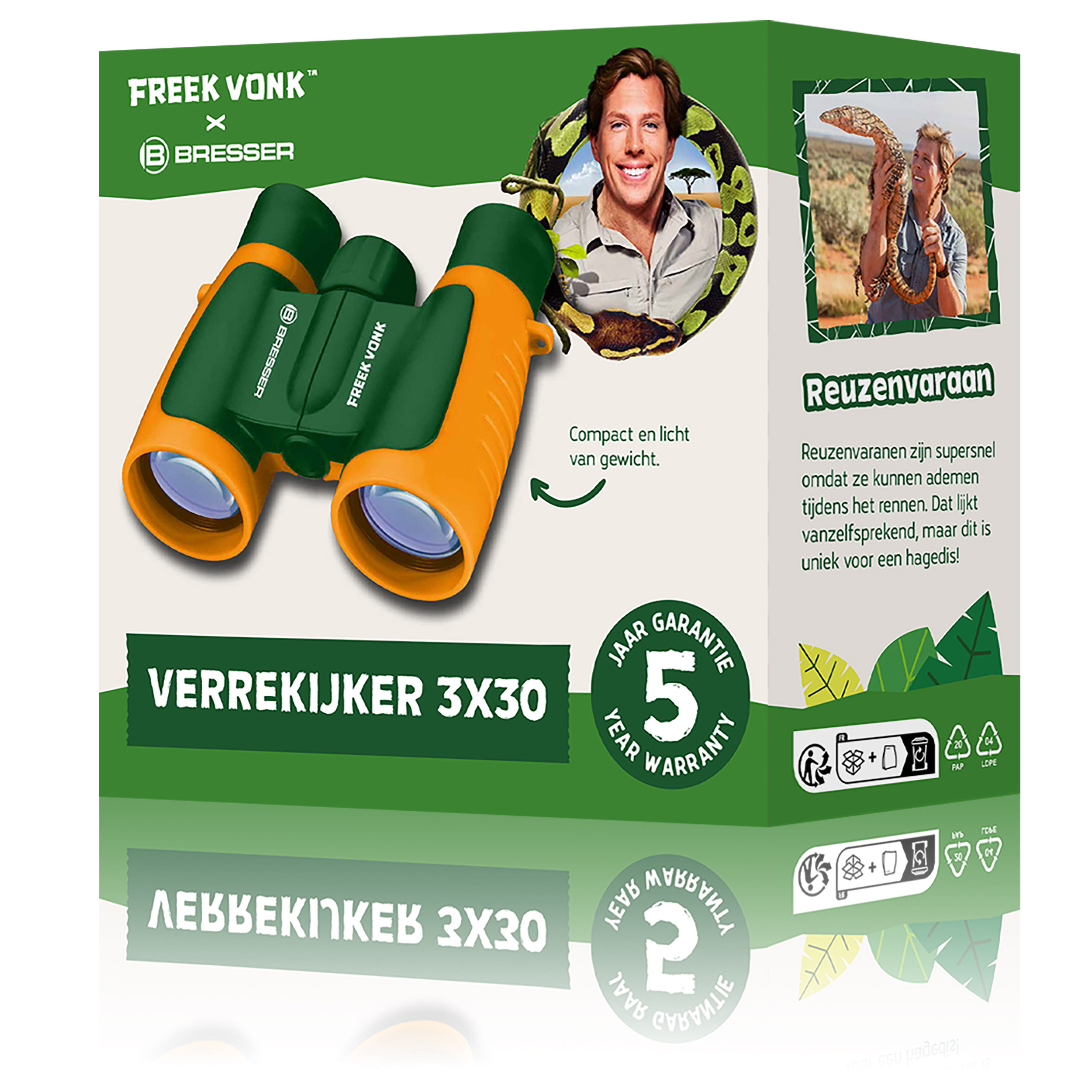 FREEK VONK x BRESSER Binocolo per Bambini 3x30