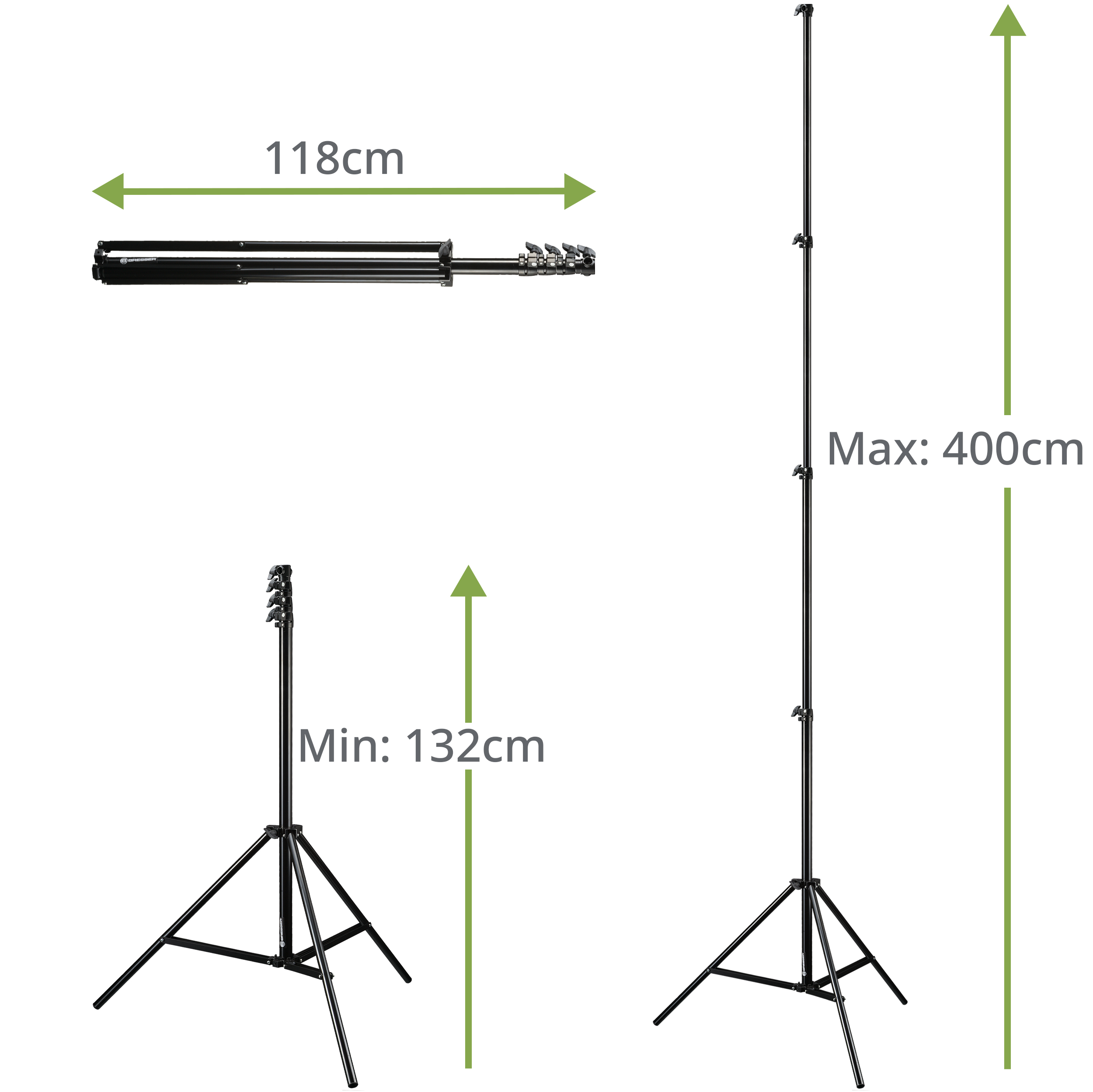 Stativo da lampada BRESSER BR-TP400R 400 cm