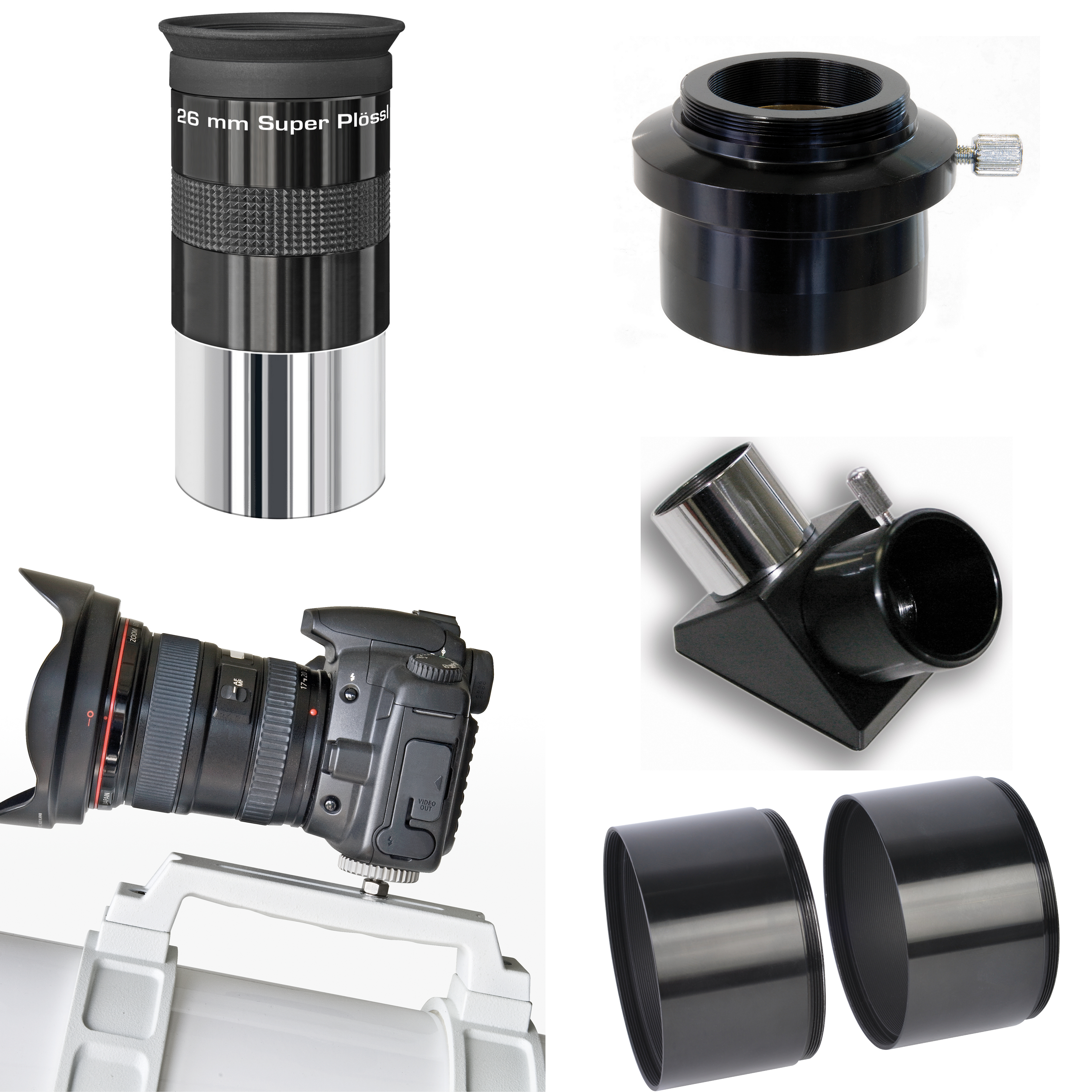 Set per principianti con telescopio BRESSER Messier AR102/1000 EXOS2 GOTO