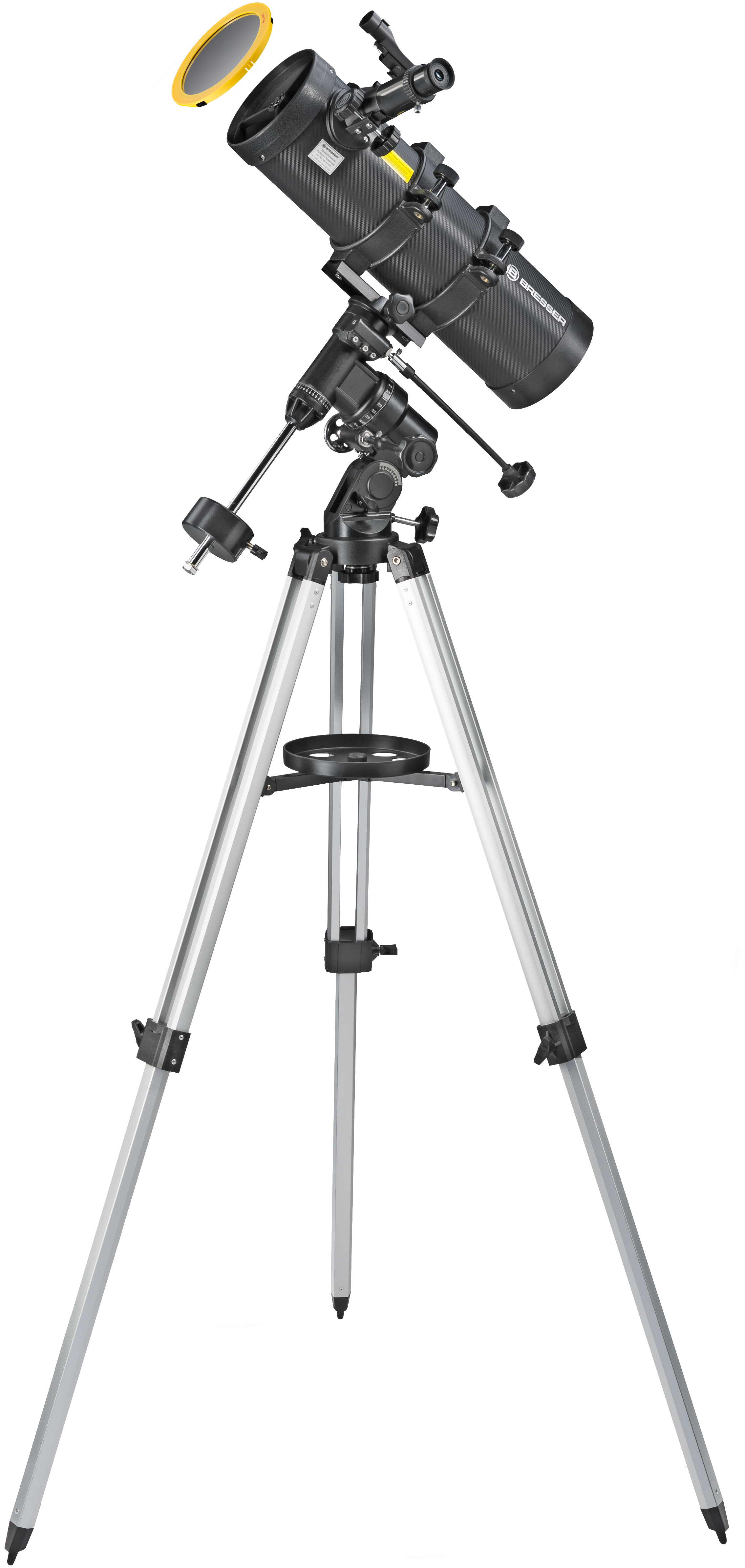 Telescopio riflettore newtoniano BRESSER Spica 130/1000 EQ3 con adattatore per fotocamera smartphone