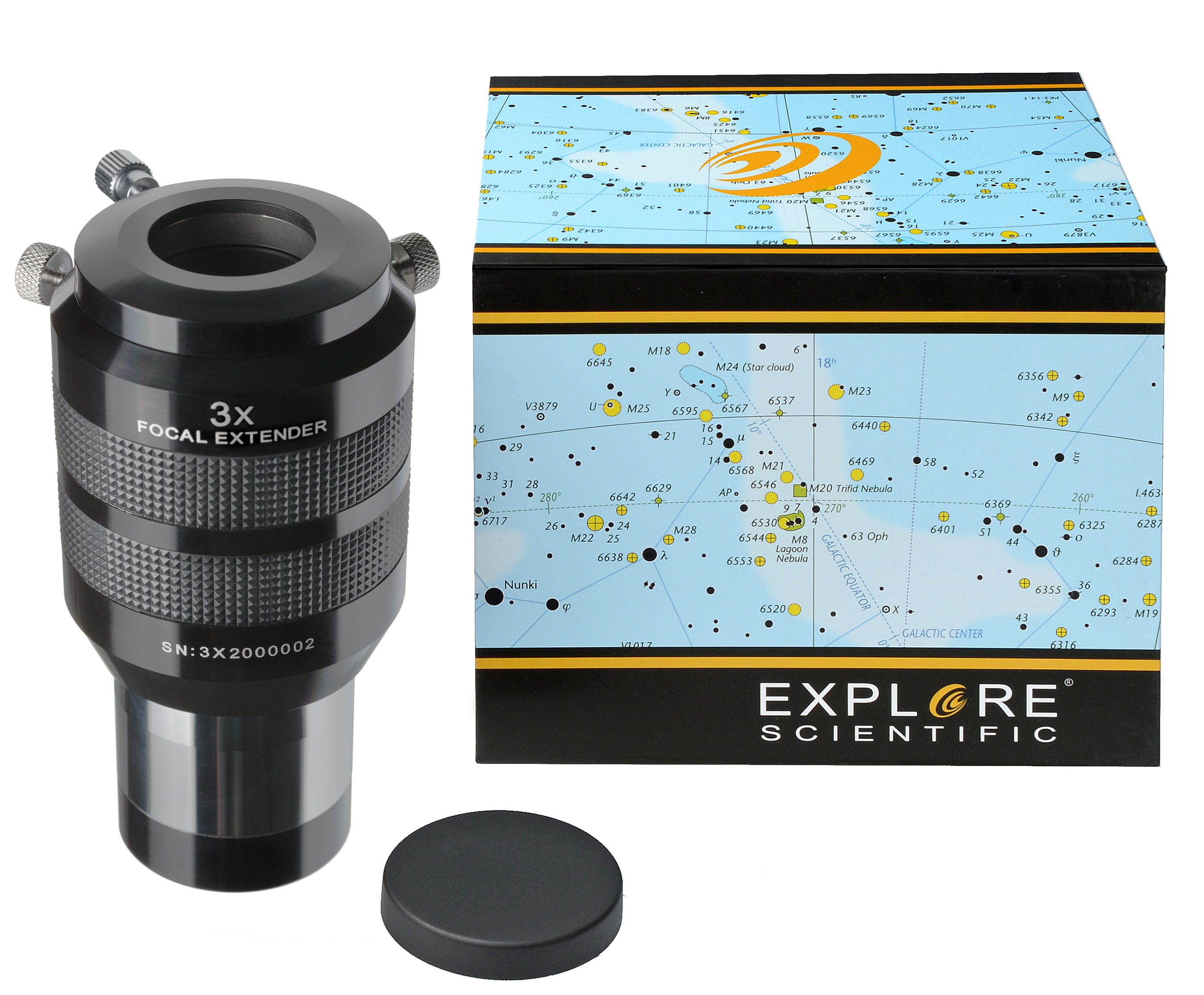 EXPLORE SCIENTIFIC convertitore di focale 3x 50,8mm/2"