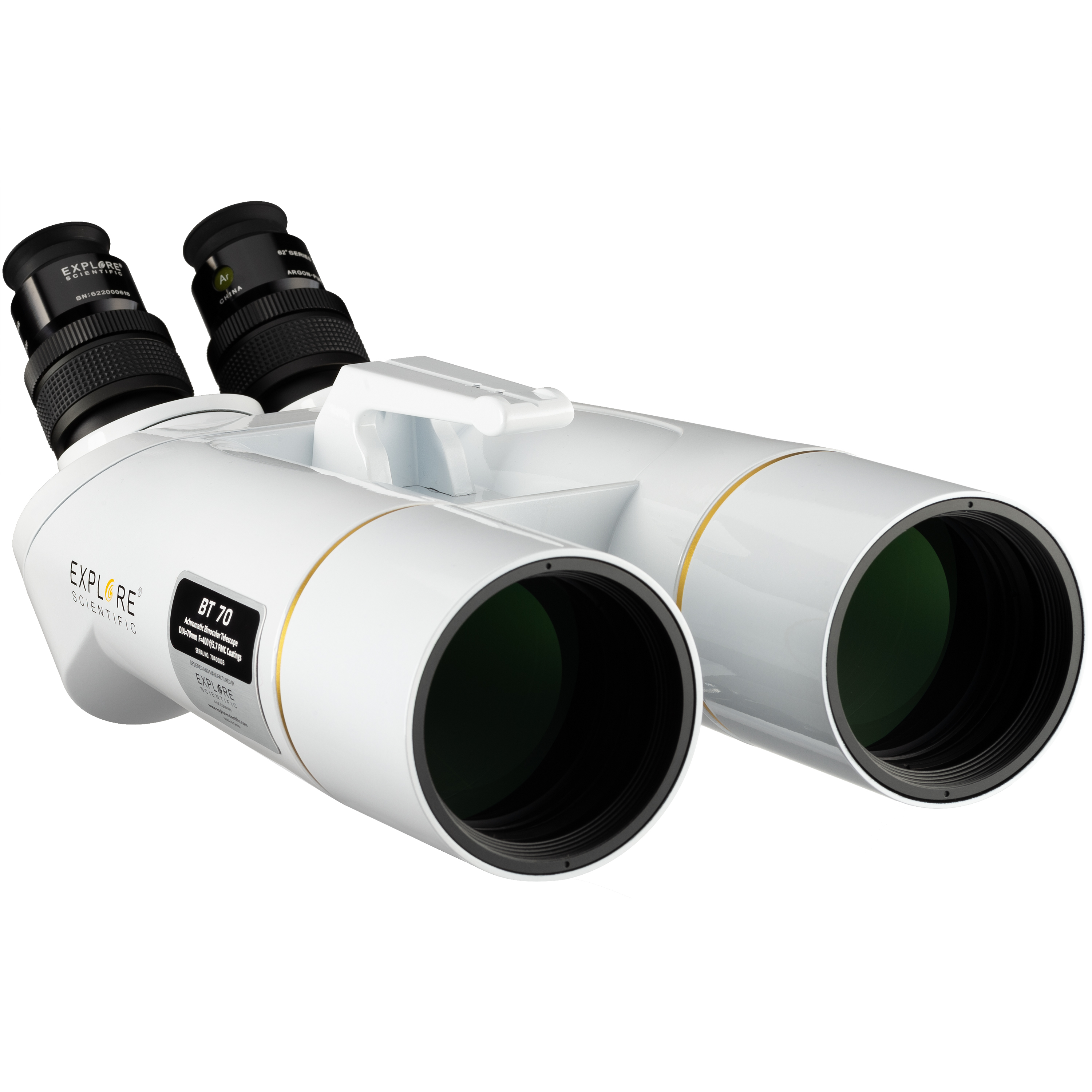 EXPLORE SCIENTIFIC BT-70 SF Binocolo gigante con oculari a 62° LER 20 mm