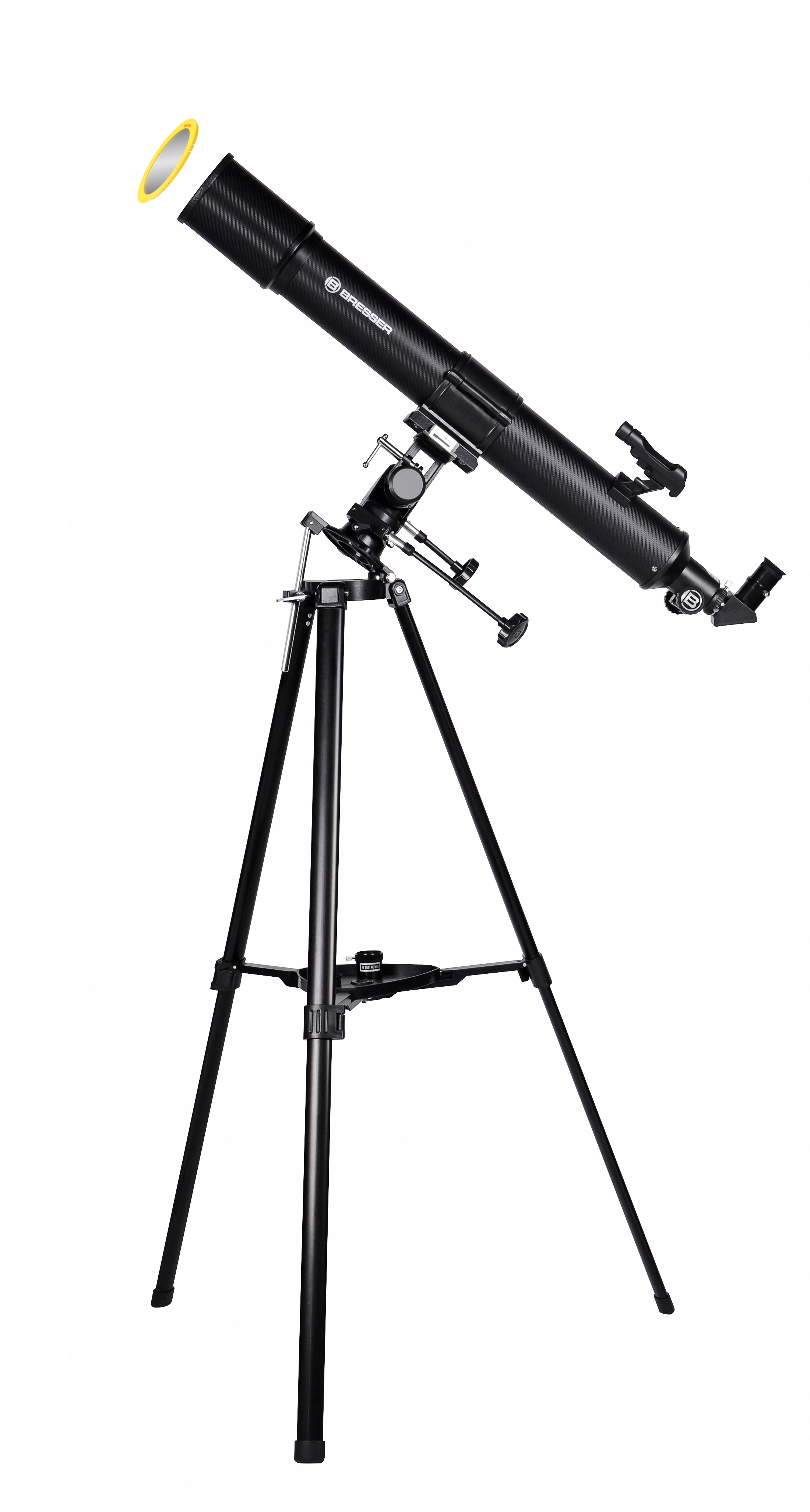 Telescopio rifrattore BRESSER Taurus 90/900 MPM con adattatore per smartphone