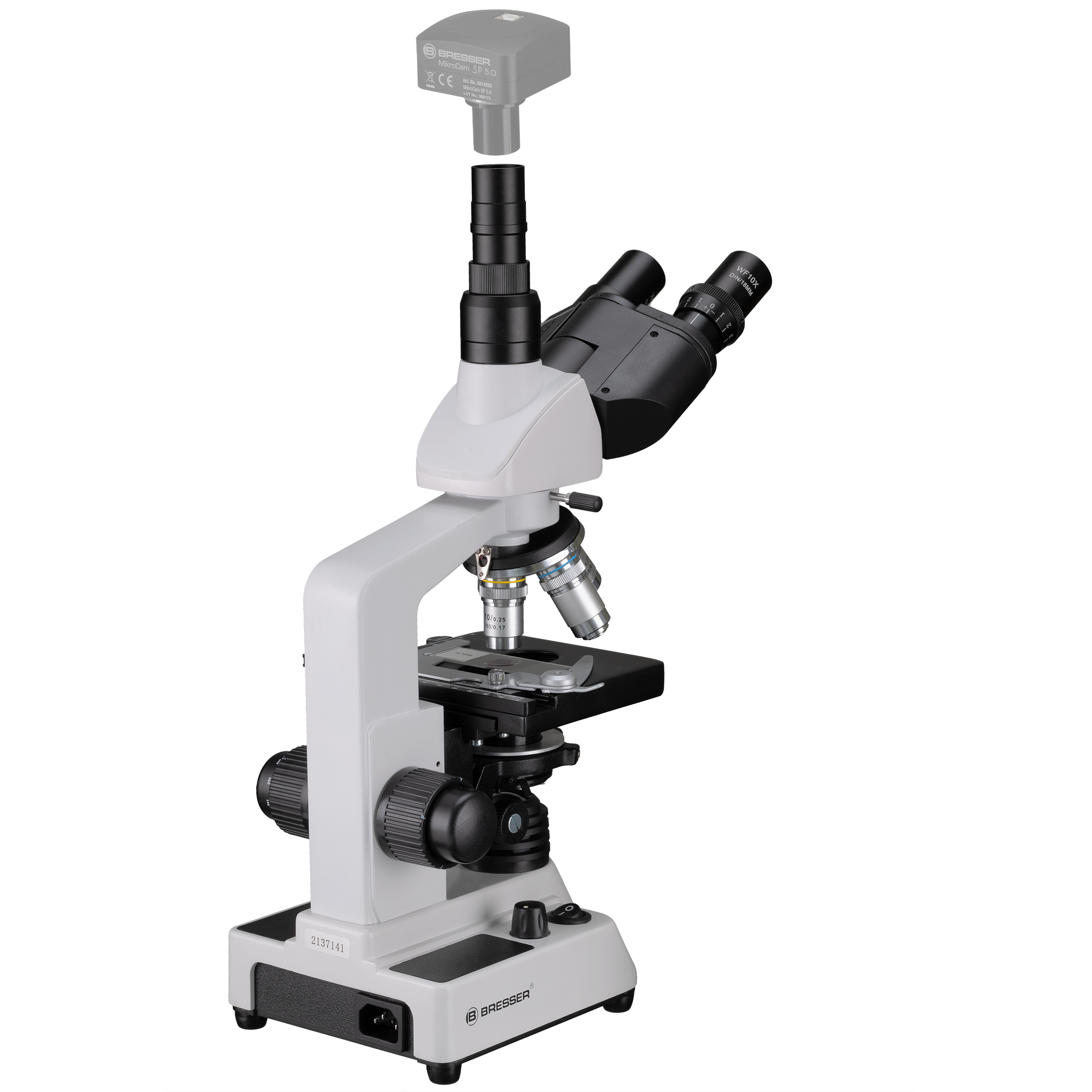 BRESSER Microscopio Researcher Trino 40-1000x 