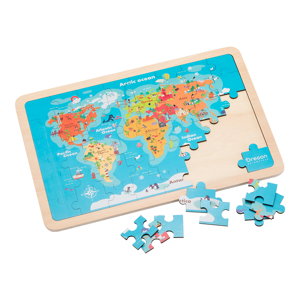 Oregon Scientific Magic Puzzle World Map (Refurbished)