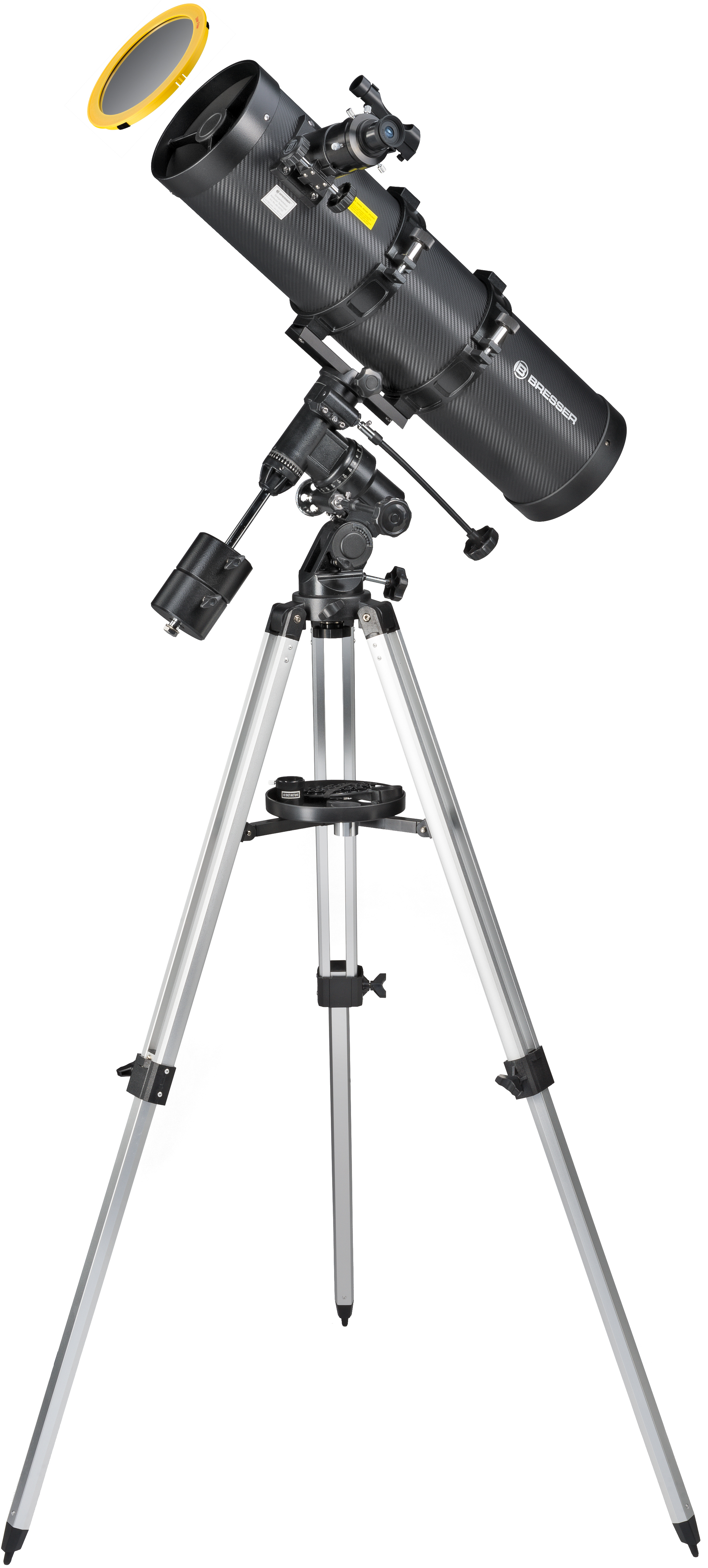 Telescopio BRESSER Pollux 150/750 EQ3 con filtro solare