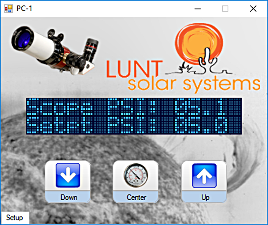 Controllo Pressure-Tuner LUNT PCUSB con USB