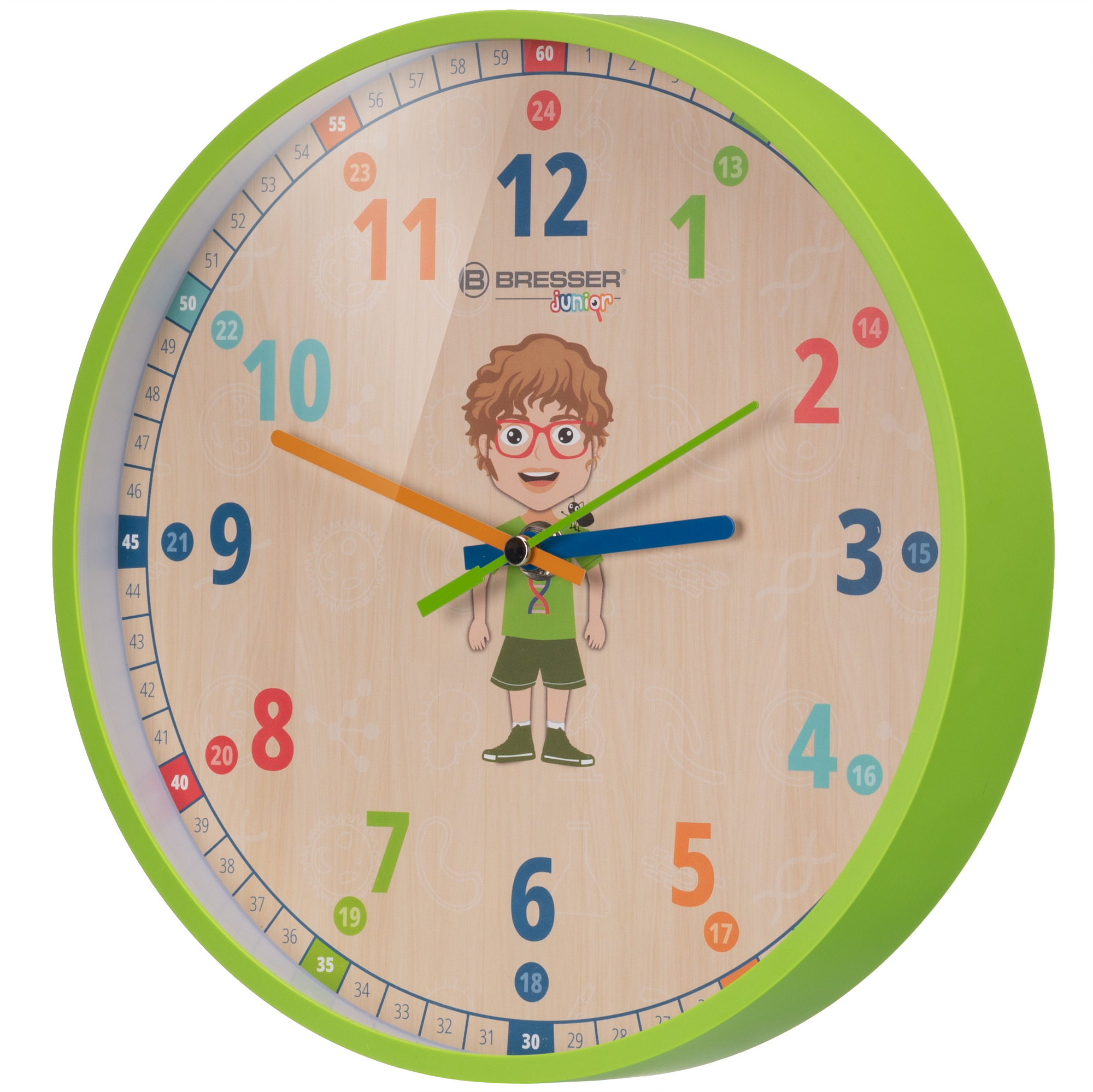 Orologio da parete per bambini BRESSER JUNIOR