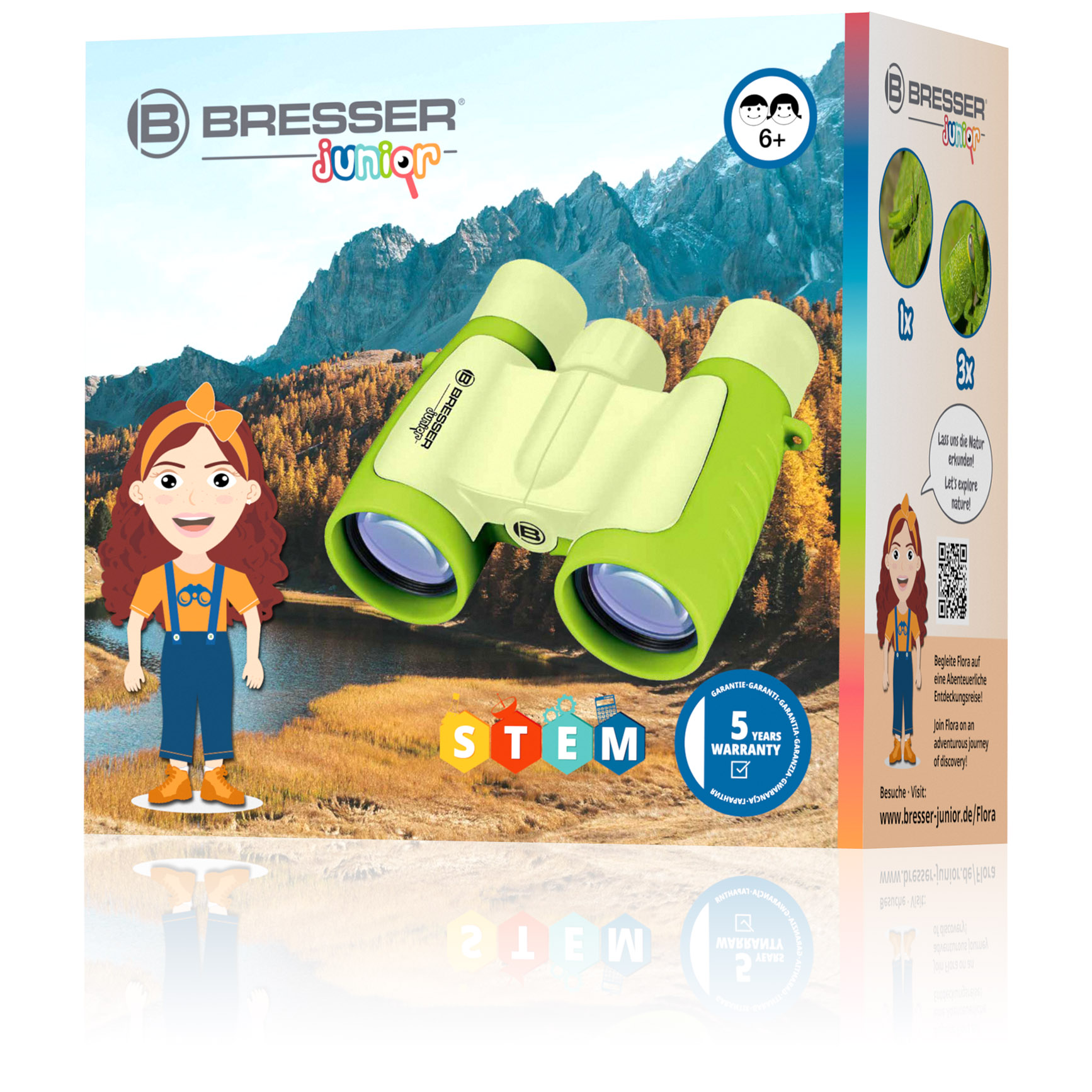 Binocolo per bambini BRESSER JUNIOR 3x30 in vari colori