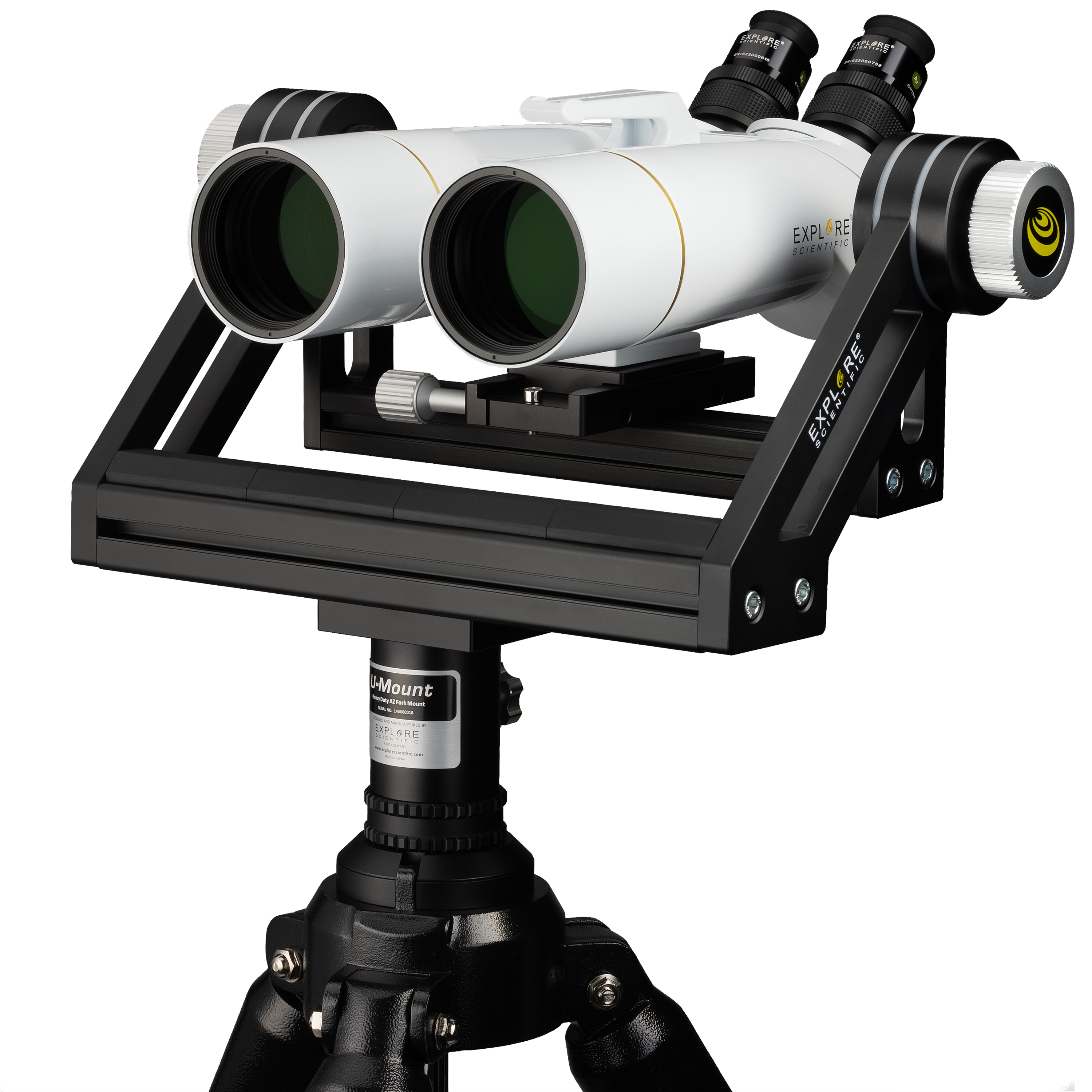 EXPLORE SCIENTIFIC BT-70 SF Binocolo gigante con oculari a 62° LER 20 mm