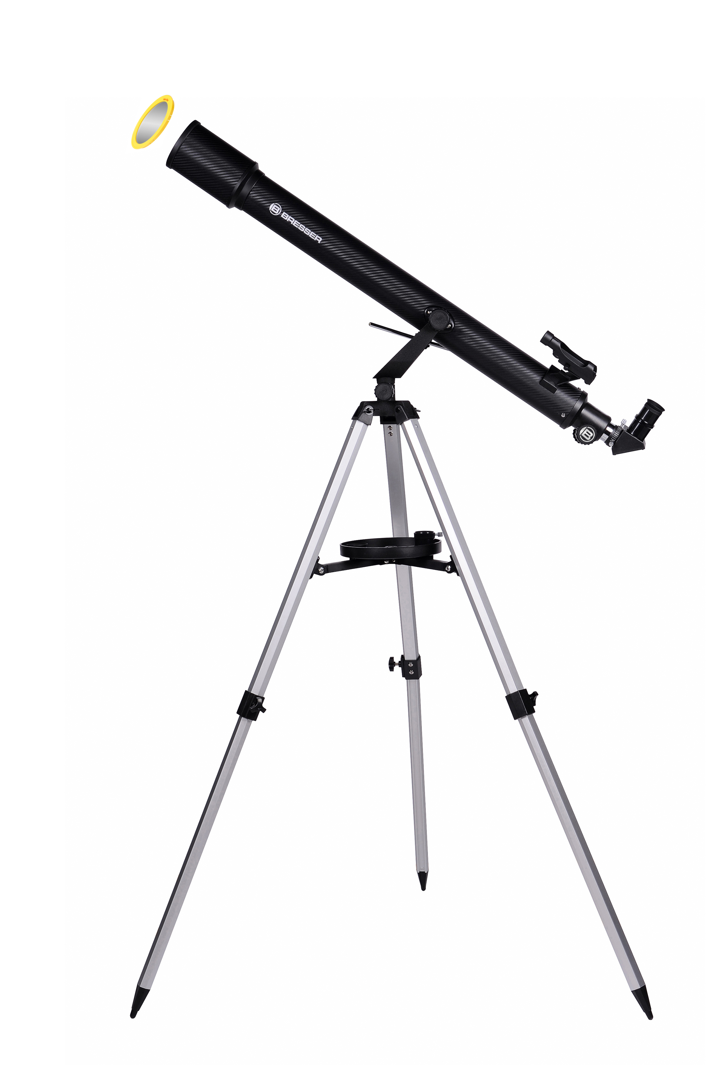 Telescopio rifrattore BRESSER Sirius 70/900 AZ con adattatore per fotocamera smartphone 